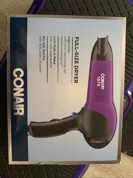 Conair Other - Conair 1875W Full-Size Hair Dryer in Purple